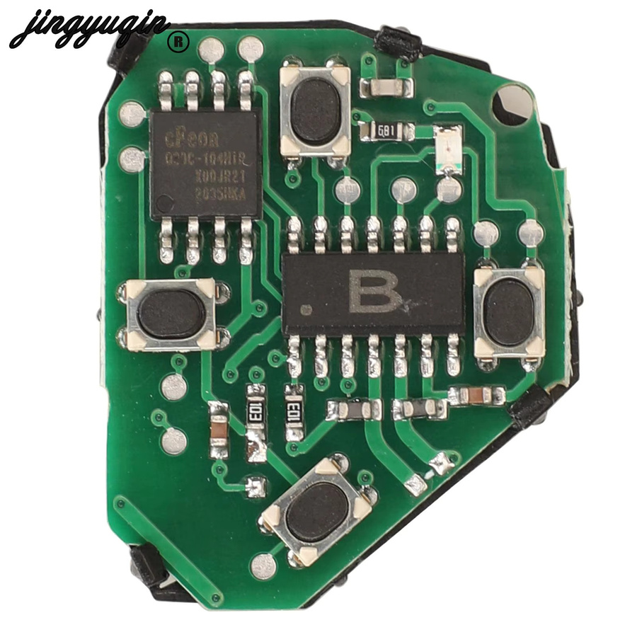 Jingyuqin Smart Remote Autoschlüssel 433MHz für Toyota Prius Hilux Etios Vios Yaris Innova Sw4 Camry B41TA - Bild 2