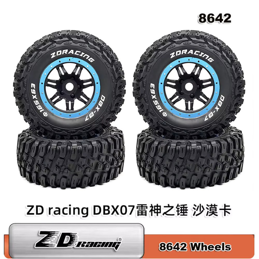 ZD Racing DBX07 DBX-07 1/7 RC Auto Ersatzteile, Autokarosserie, ESC, Spurstange, Schwingarm, Stoßdämpfer, Motor, Lenkgetriebe, Reifen, Antriebswelle - Bild 4