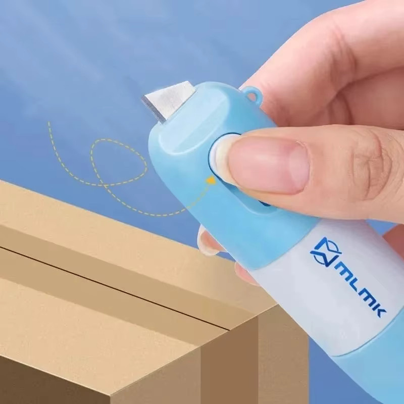 2-in-1 Sichtschutz-Stift mit Korrekturflüssigkeit und Paketöffner zum Schwärzen von Identitätsinformationen auf Thermopapier in Pink oder Blau - Bild 2