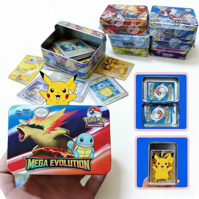 Bandai Pokémon Pikachu-Kartenbox, 42-teiliges Set - Bild 1