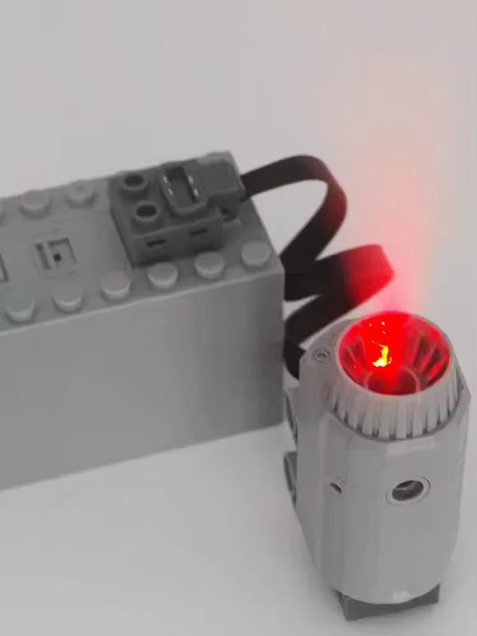 MOC Bausteine Simulation Spray Rauchen Elektrischer Auspuff für Sportwagen in Grau aus Kunststoff - Bild 4