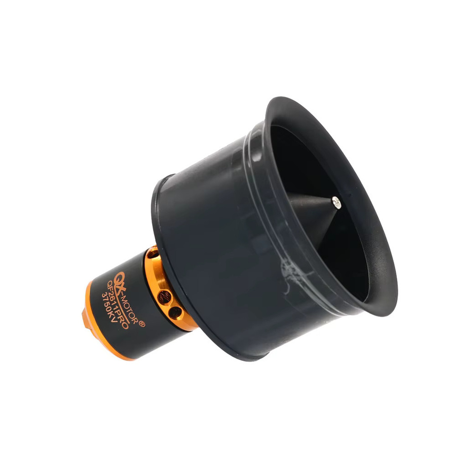 QX-MOTOR 50MM EDF 12-Blatt Impeller mit QF2611 PRO Bürrenlosem Motor 60A ECS, Set / Bundle, Schwarz - Bild 2