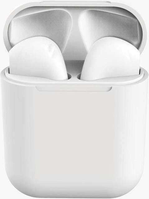 EONIX Macaron inPods I12 TWS Bluetooth-Kopfhörer mit Ladebox, Weiß - Bild 1