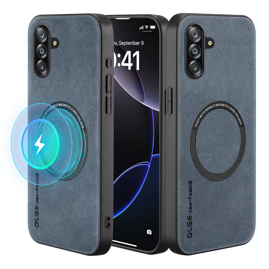 Magnetische Handyhülle aus Retro-Softleder für Samsung Galaxy A-Serie (A17, A07, A37, A57, A56, A26, A36, A16, A06, A54, A55, A05S, A25, A35, A15, A53, A34) - Bild 3