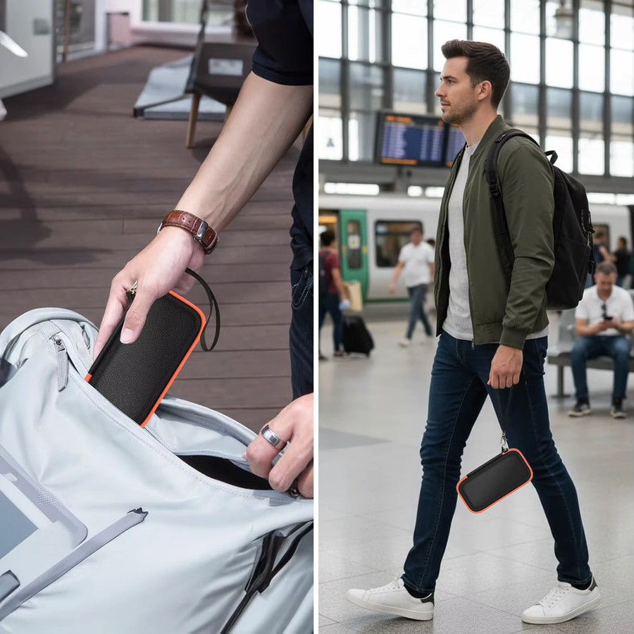 Schutzhülle für SIMO Solis Go 4G Mobile Hotspot WiFi Power Bank in Schwarz von paiyule - Bild 6