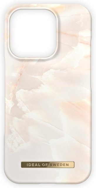 iDeal of Sweden Handyhülle Rose Pearl Marble für iPhone 16 Pro in Pink - Bild 1
