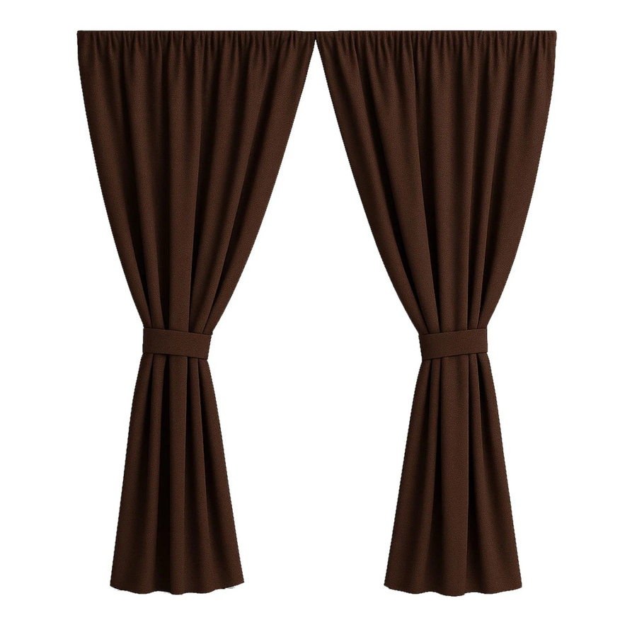 Setgarden Curtain Garden Outdoor Vorhang Braun, 2 Stück, B: 155 cm, H: 240 cm - Bild 2