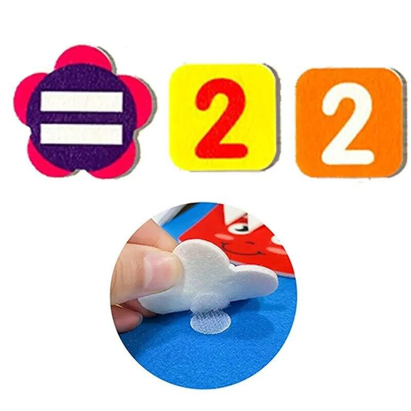 Yiran toy Filz Lernbrett Mathematik blau 3-6 Jahre - Bild 5
