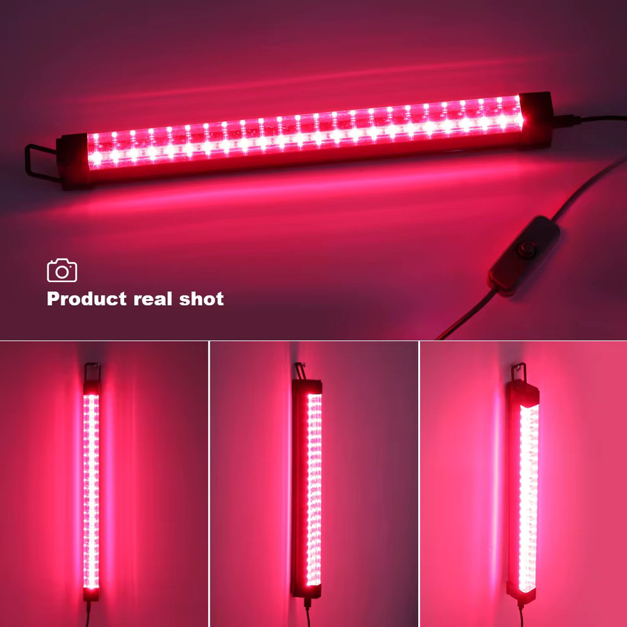 PARKSON LED-Lichtröhre T8 mit USB-Anschluss, rote Therapielampe für den Innenbereich, G13 Fassung - Bild 4