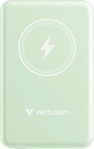 Verbatim Charge n Go Magnetische Wireless Powerbank 5000 mAh mit USB-C in Grün - Bild 1