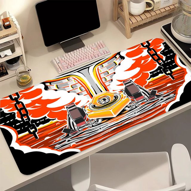 Bandai Anime Gaming Mauspad Melmetal Multicolour Schreibtischunterlage für Gamer und Büro - Bild 1