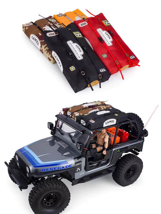 MALOM RC Simulations-Dachgepäckzelt Tasche Dekoration, Orange, Zubehör - Bild 3