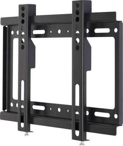 SpeaKa Professional Slim Fix TV-Wandhalterung Starr Schwarz für 14 bis 42 Zoll - Bild 1