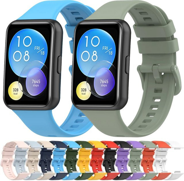 Huawei Uhrenarmband Silikon, Sportlich, Unisex - Bild 1