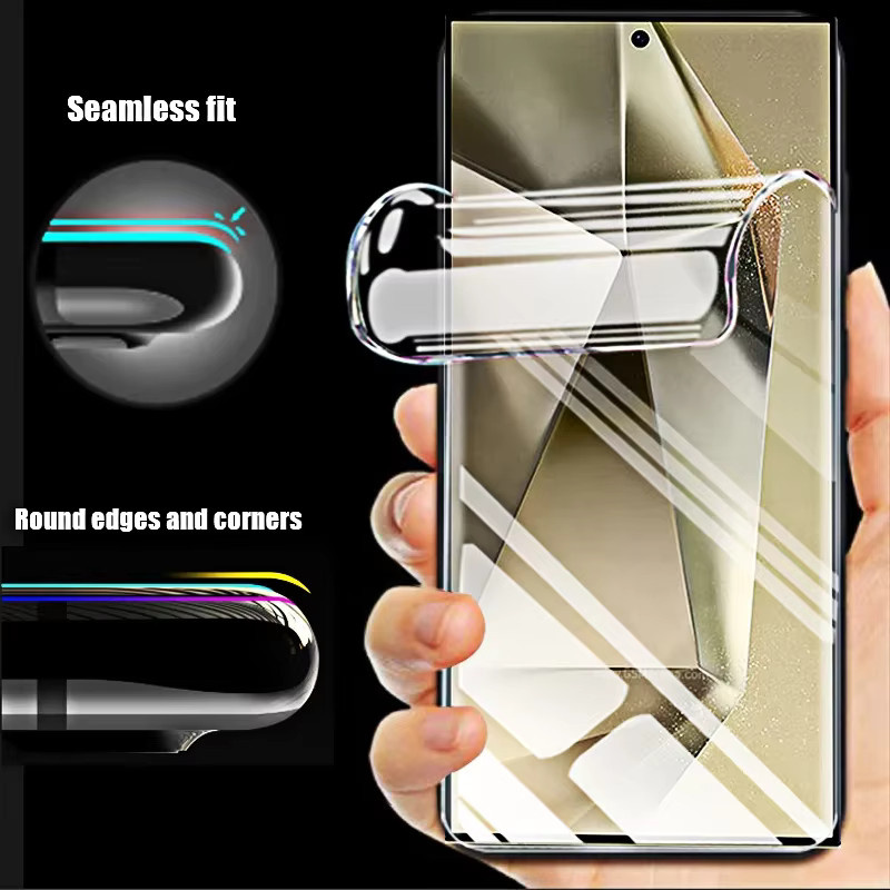 HD Hydrogel Displayschutzfolie für Samsung Galaxy S25 S24 S23 S22 S26 S20 FE Note20 Plus Ultra, transparent - Bild 2