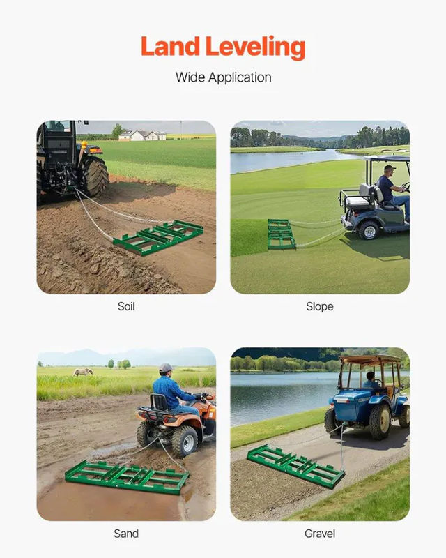 Buying Solutions MB Robuste Schleppzinke 4 Fuß zum Anhängen an Wegplanierschild und Rechen - Bild 2