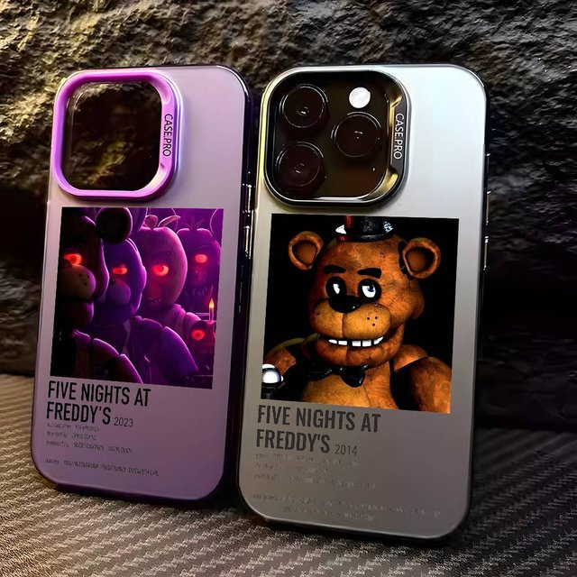 Five Nights At Freddy's Handyhülle für iPhone 17 16 15 14 13 12 Pro Max Plus mit buntem Farbverlauf und weicher TPU-Rückseite in Multicolour - Bild 1