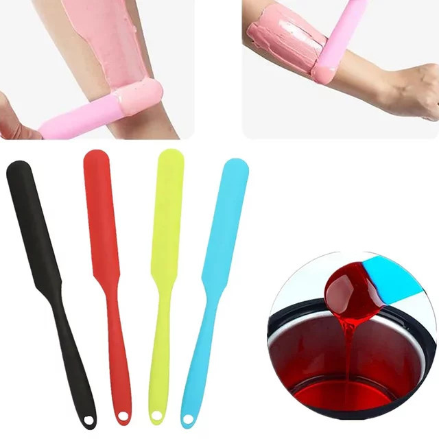 Silikon Wachsspatel, antihaftbeschichtet, Körperwachs-Applikator, Unisex - Bild 1