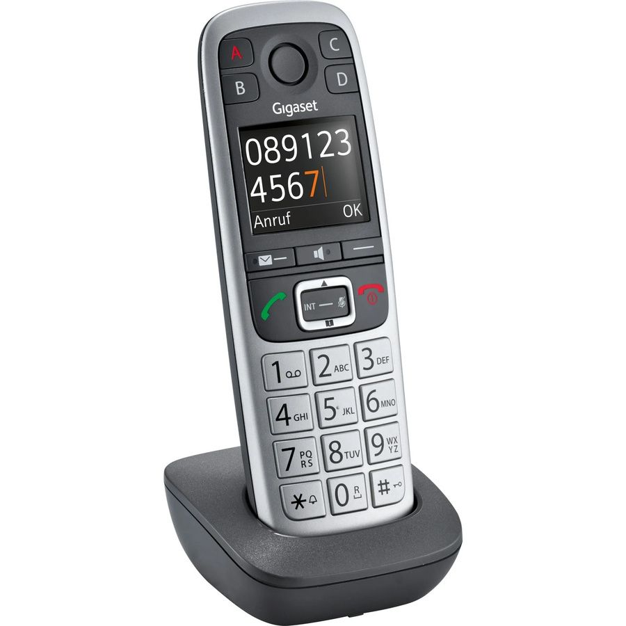 Gigaset E560HX DECT Mobilteil Zusatzhandgerät mit TFT-Panorama-Display in Platin - Bild 2