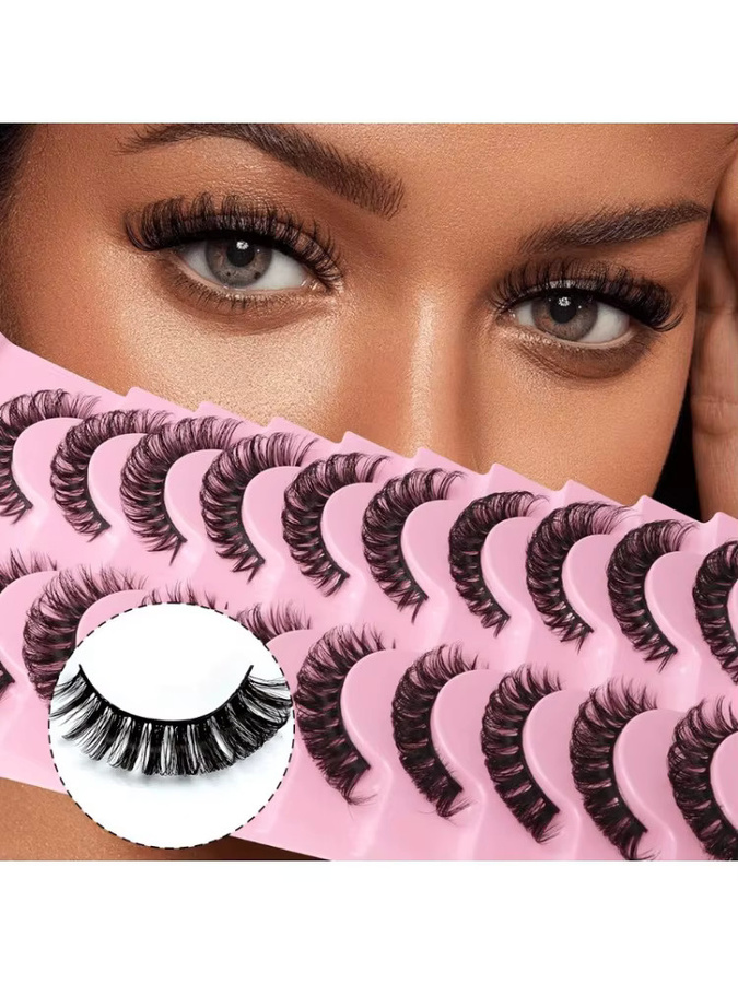 JIEFUXIN DD Curl Wimpern, 10 Paar, Natürlicher Look - Bild 7
