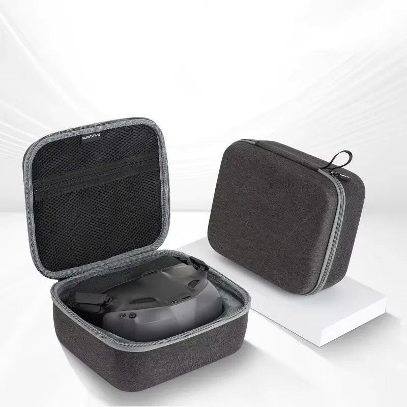 DJI Hartschalen-Tragetasche für DJI Goggles N3 und DJI Neo in Grau, stoßdämpfende Aufbewahrungsbox für Drohnenzubehör - Bild 2