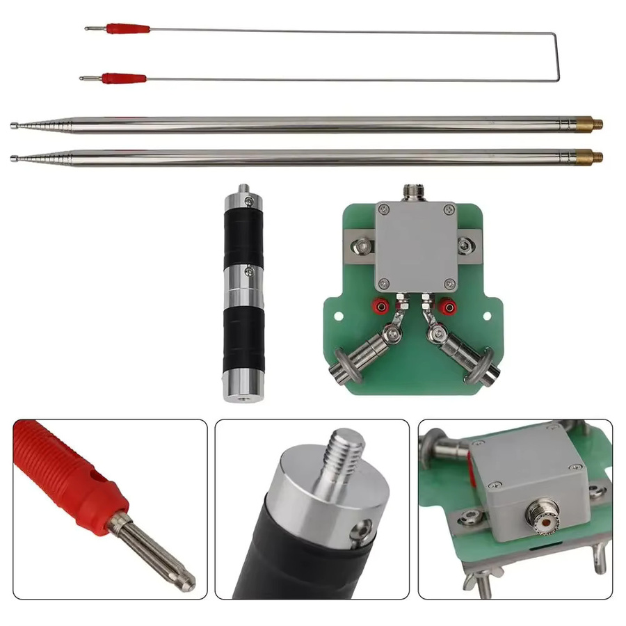 P-ESA DP200 Dipolantenne HF-Kurzwellenantenne als tragbares Breitband-Dipol-System für 7–54 MHz und 14–54 MHz mit positiver V-Form - Bild 2