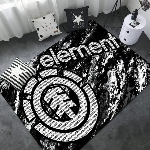 Element Skateboards Bodenteppich Lodestar mit floralem Design, B/B: 60 x 90 cm, Mehrfarbig - Bild 1