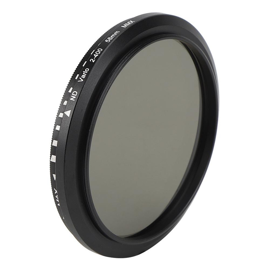 Junestar ND-Filter Neutraldichteobjektiv 58 mm in Schwarz für Canon Nikon Sony Pentax Olympus und Fuji Kameraobjektive - Bild 4