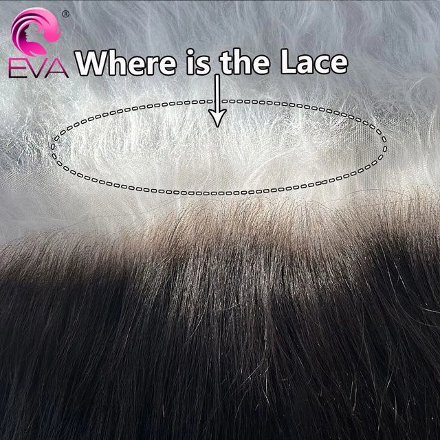 Eva Hair HD Lace Frontal Echthaar, vorgezupft - Bild 1