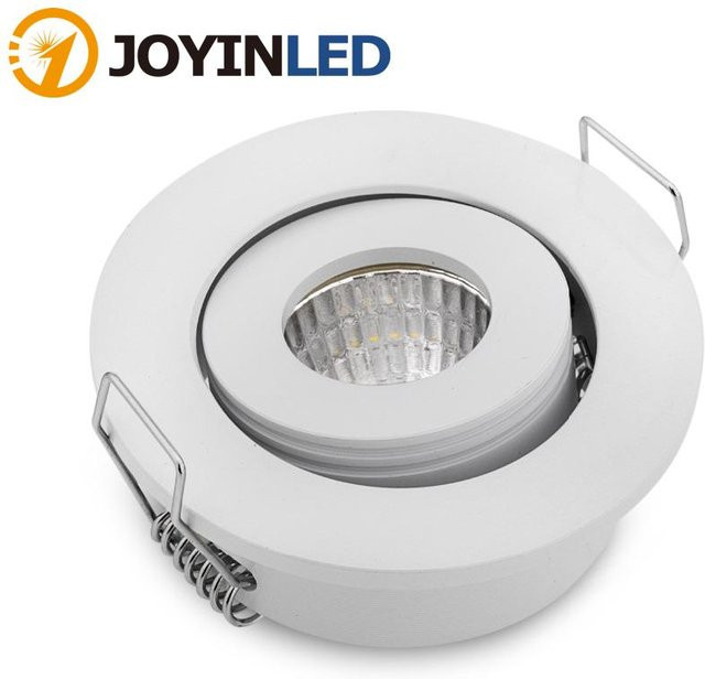 JOYINLED COB-LED-Downlight dimmbarer 3 W Mini-Strahler rund in Weiß, Schwarz oder Silber - Bild 1