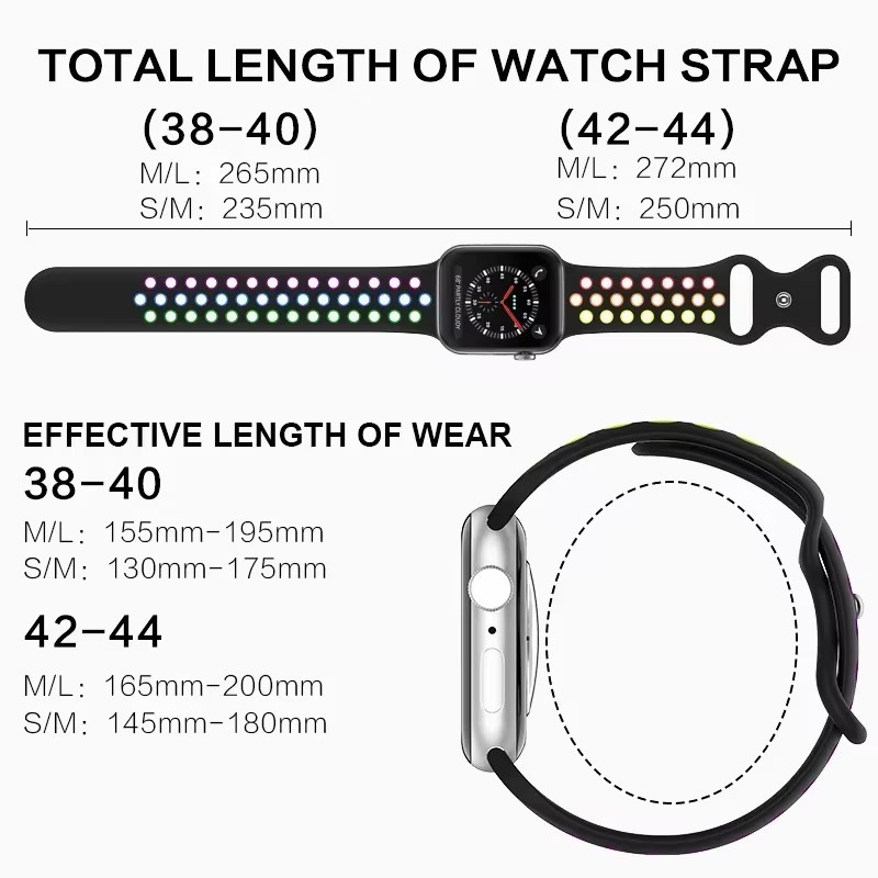 Sportarmband Silikon, Schwarz, Unisex - Bild 2
