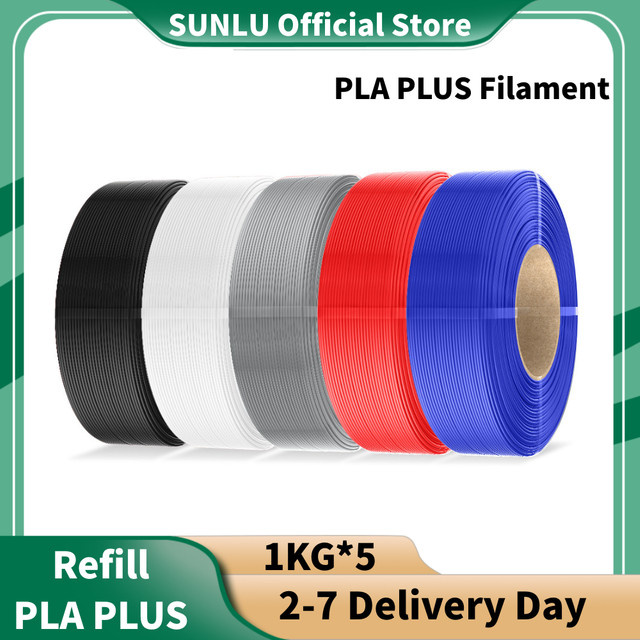 SUNLU PLA PLUS 3D-Drucker Filament Nachfüllpackung 1,75mm 5kg - Bild 1