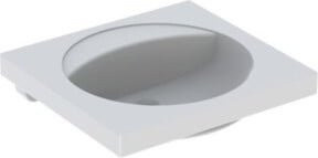Geberit Waschtisch Preciosa aus Keramik in Weiß mit Ablagefläche, B: 60 cm, T: 55 cm - Bild 1