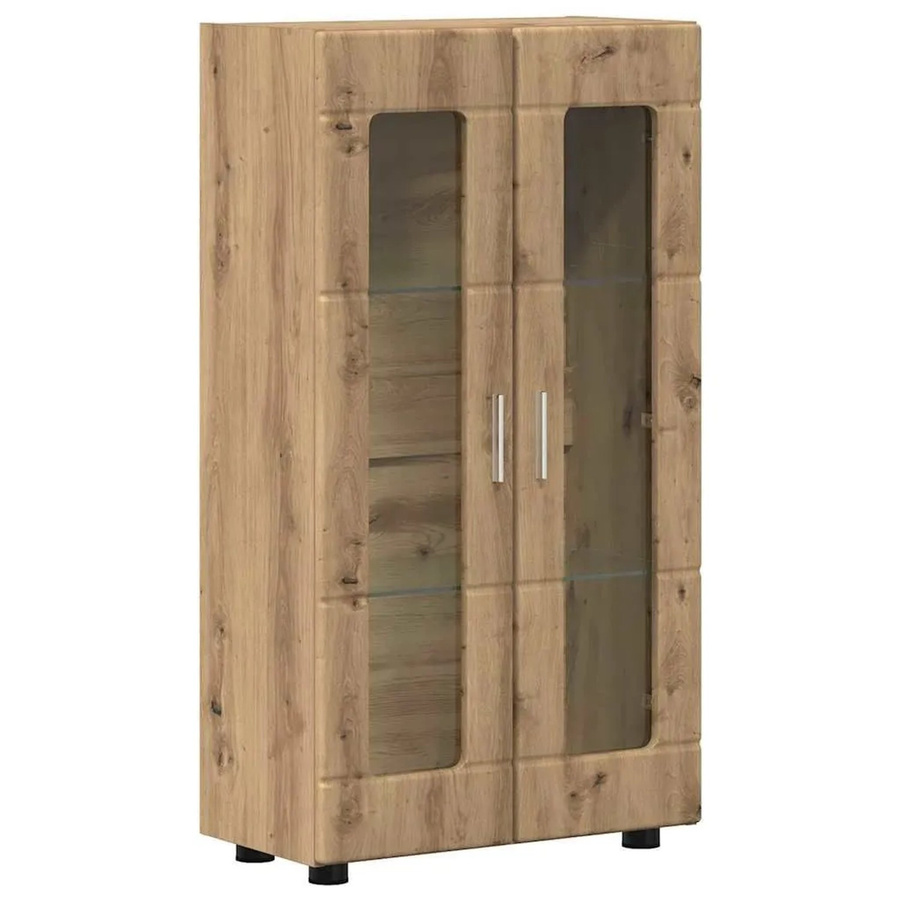 vidaXL Sideboard FLORIN in Artisan-Eiche, modern, B/T/H: 55,5 x 29 x 103 cm - Bild 2