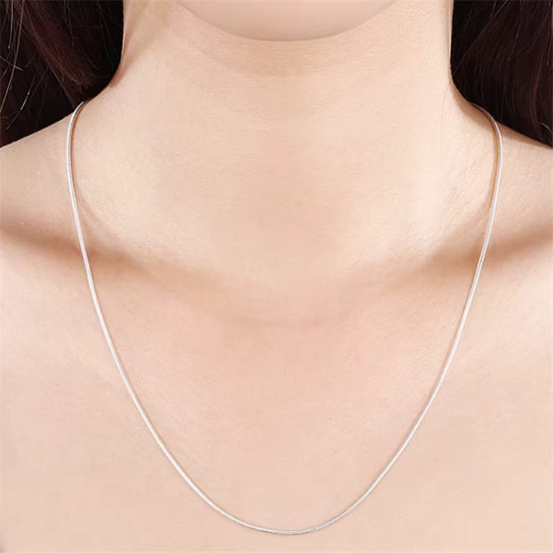 SAY Schlangenketten, 925 Silber, 1,2 mm, Unisex - Bild 5