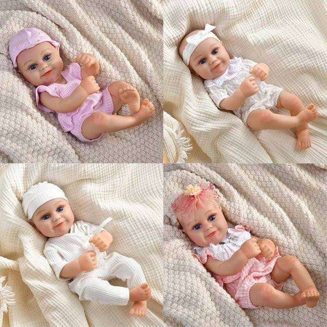 JINGXIN PRINCESS Prinzessin Neugeborenenpuppe, Vollvinyl, 40 cm - Bild 1