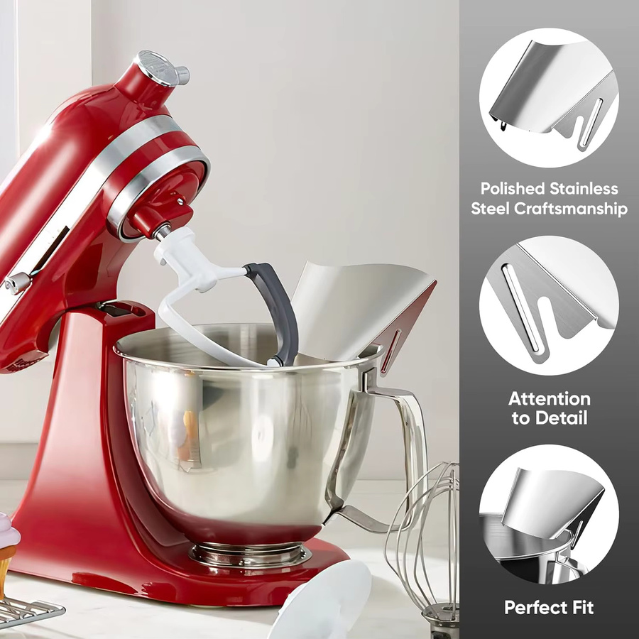 KitchenAid Ausgießrutsche aus Edelstahl in Silber und Transparent - Bild 3