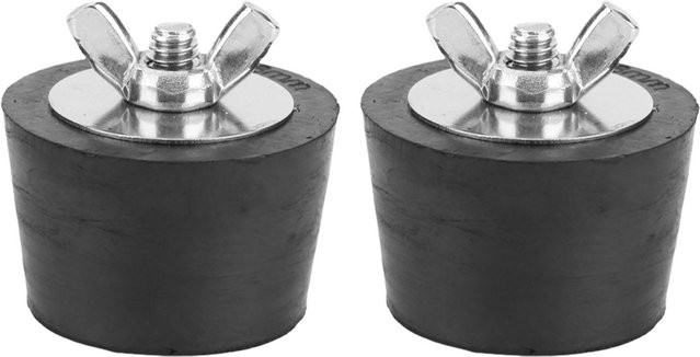2er-Set TOMTOP JMS Gummi Expansionsstecker 1,5 Zoll für Pool und Spa Rohrleitungen winterfest - Bild 1