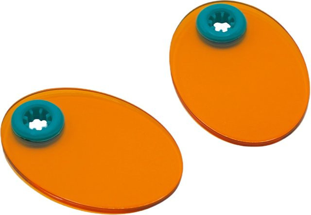 CHIHIRO CARE Augenschutzschild Orange für Zahnmedizin und Labor zur Lichtfilterung bei Aushärtungslampen - Bild 1