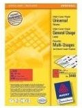 Avery Zweckform Universal-Etiketten 3448, Rot, Papier, B/H: 70 x 37 mm, 2400 Stück - Bild 2