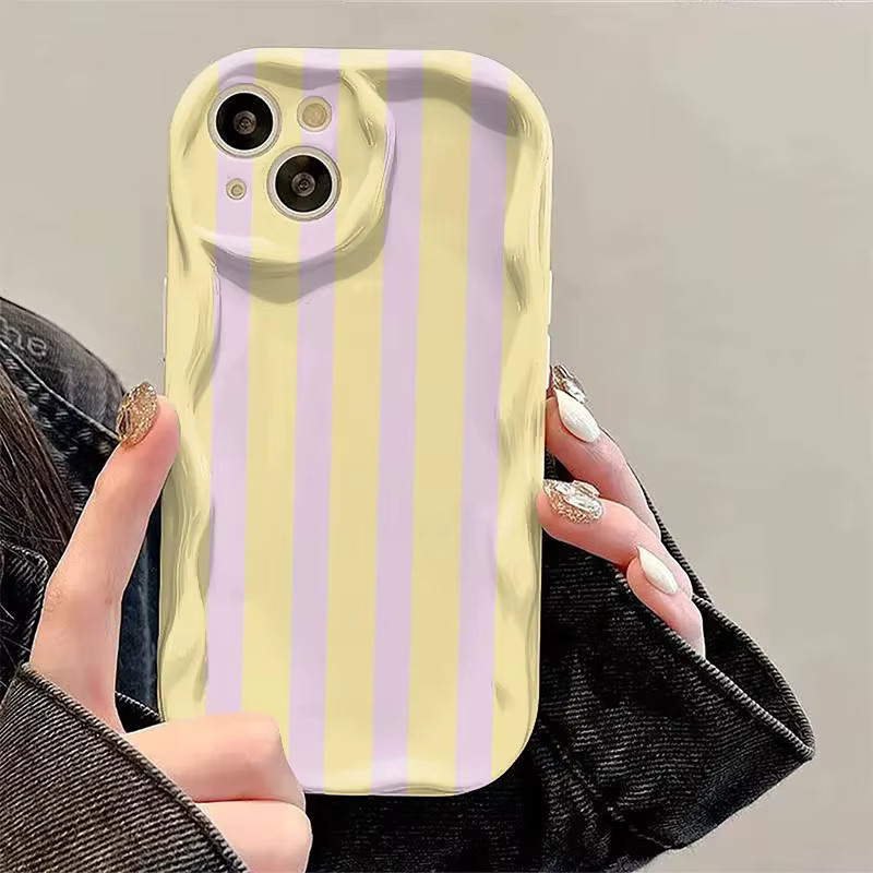 Schlichte Handyhülle mit vertikalen Streifen für Xiaomi Redmi Note 15 14 13 12 Pro Plus 5G 15C 14C 13C 11 10 Pro 10S 4G A1 A2 in Multicolour - Bild 2