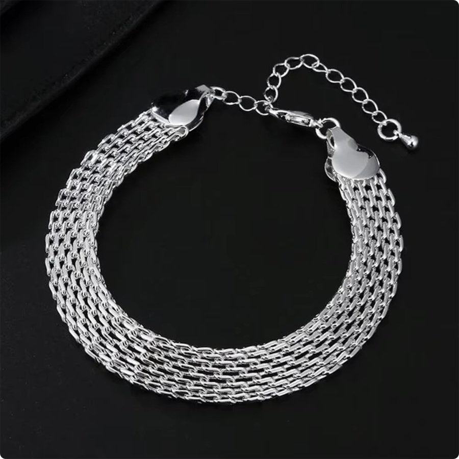 NICE Armband, 925 Silber, Damen, 10 mm - Bild 2