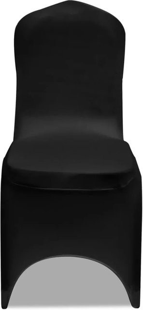 vidaXL Stretch-Stuhlhussen für Esszimmerstühle, 100 Stück, Schwarz, elastisches Material - Bild 1