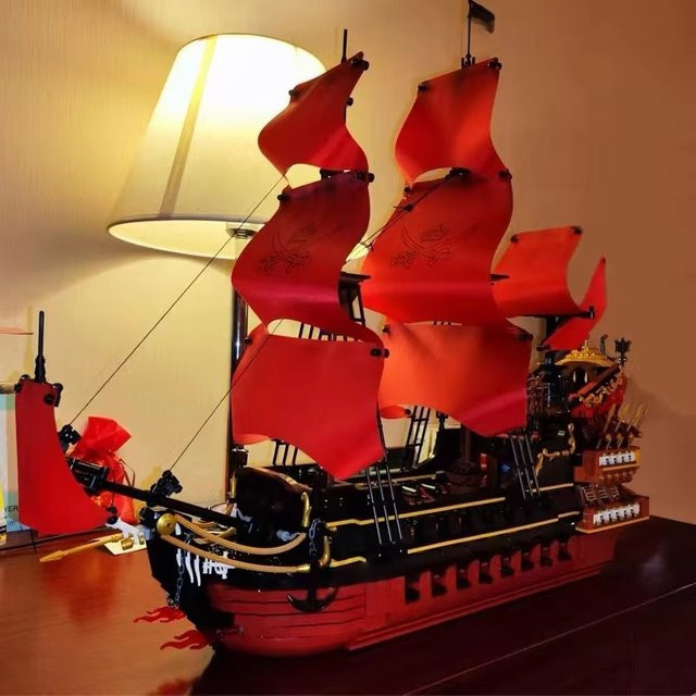 XMWL Queen Anis Revenge Piratenschiff-Baukasten, Schiffsmodell-Set - Bild 1