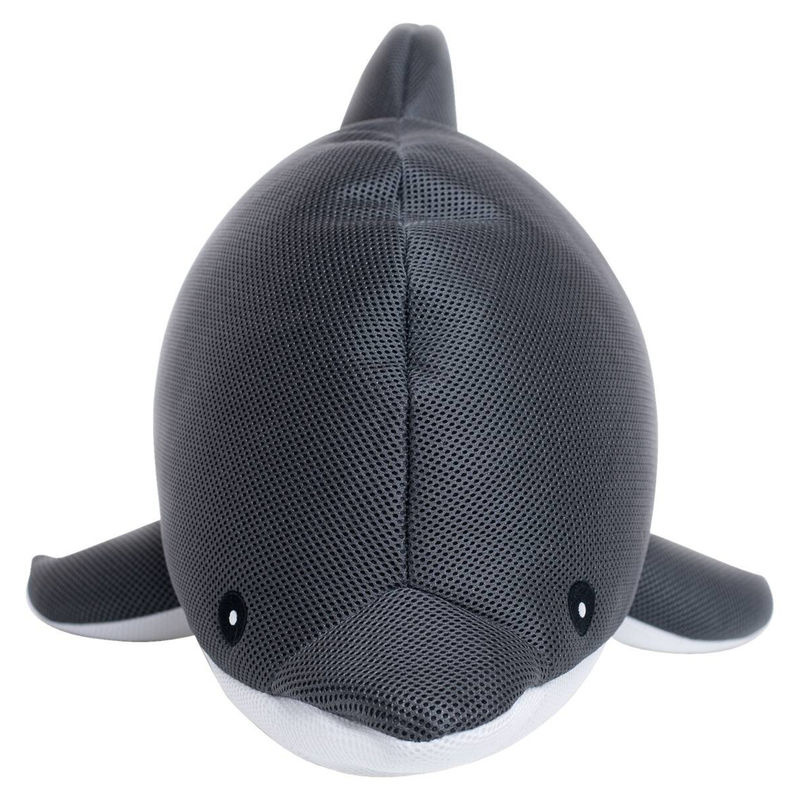 Westmann Pool Buddy Sitzsack Delfin in Grau Weiß aus Polyester B/H/T: 102 x 36 x 40 cm - Bild 2