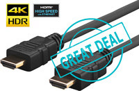 VivoLink HDMI-Kabel Typ A Standard Schwarz 3 m - Bild 1