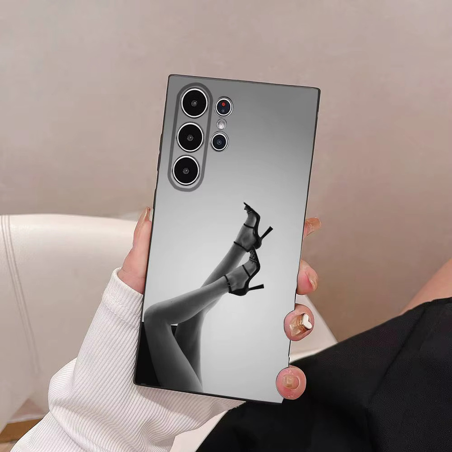 Fashion Art Beautiful Legs Handyhülle für Samsung Galaxy S25 S24 S23 S22 S21 S20 Ultra Plus 5G Frosted Non-Slip Soft Cover - Bild 3