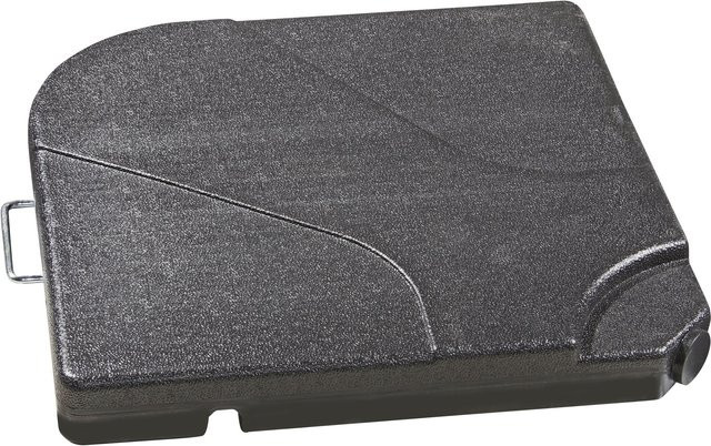 Doppler 4er Set Beschwerplatten für Schirmständer und Pendelschirme, anthrazit, befüllbar mit Wasser oder Sand - Bild 4