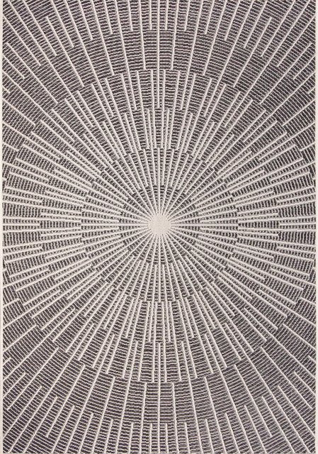 Peyer Syntex 1 Teppich Jersey A073 in Anthrazit, modern und geometrisch, Breite: 200 cm, Länge: 290 cm - Bild 1