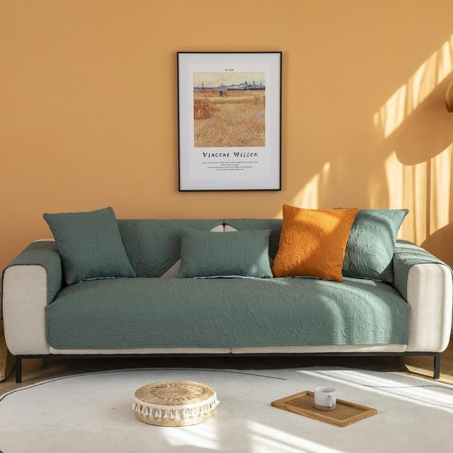 Super Six Sofakissenbezug aus gestepptem Polyester, bestickt und modern, Farbe: Weiß, B/T: 70 x 70 cm - Bild 1